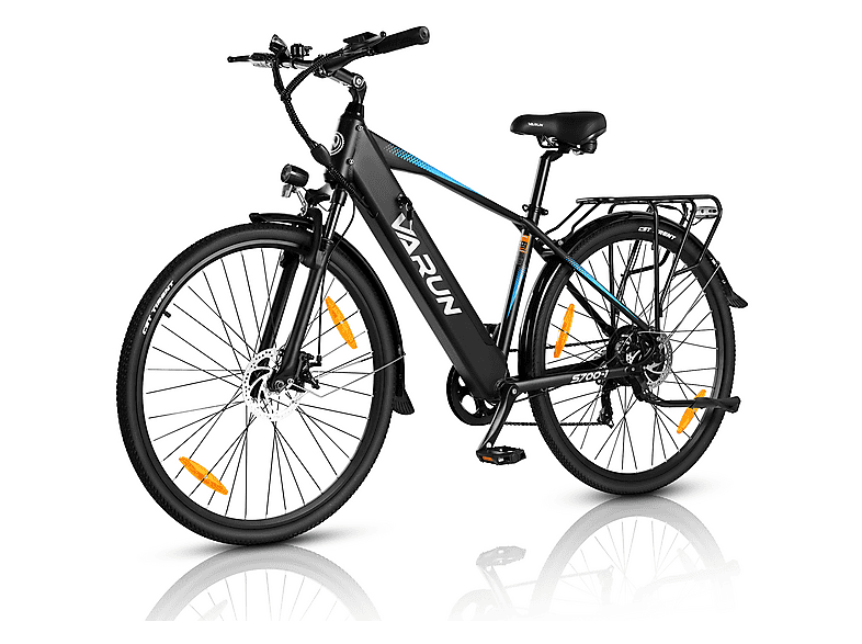 VARUN S700-1 Citybike (Laufradgröße: 27,5 Zoll, Unisex-Rad, Schwarz)
