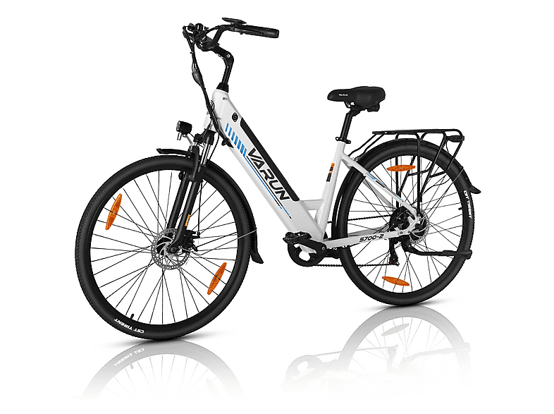VARUN S700-2 Citybike (Laufradgröße: 27,5 Zoll, Damen-Rad, Weiß)