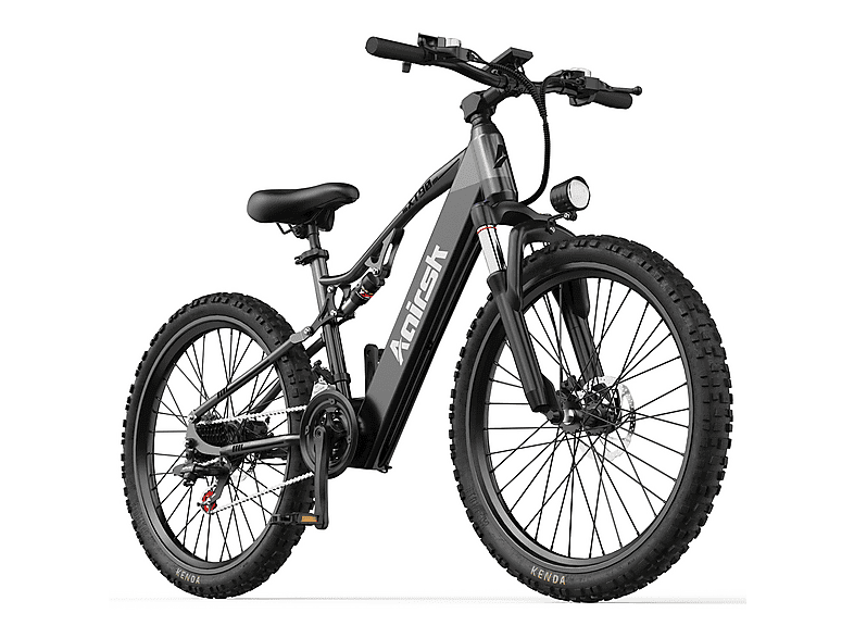 AAIRSK XT90 Citybike (Laufradgröße: 26 Zoll, Unisex-Rad, Schwarz)