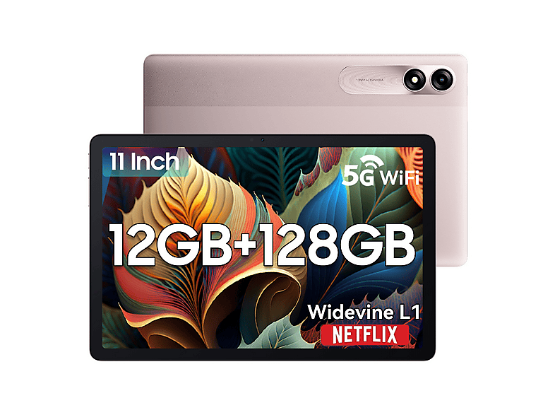 BLACKVIEW Tab 90 WiFi, Tablet, 128 GB, 11 Zoll, Rosa
