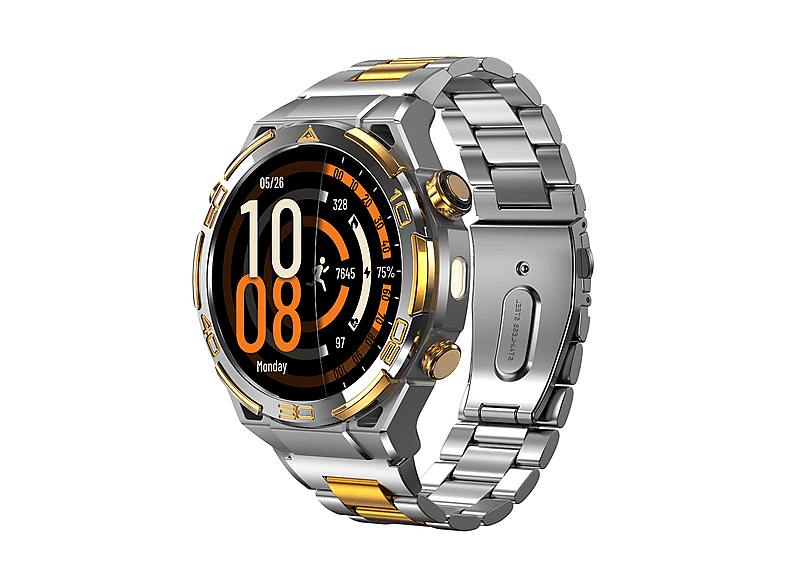 BLACKVIEW W90 Pro Smart Watch Stahl, Silber