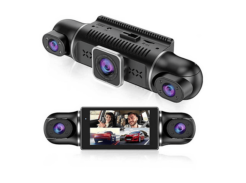 HD Auto Dashcam Set Front & Heck – Full HD, Nachtsicht, Parkmodus, 2 Kameras