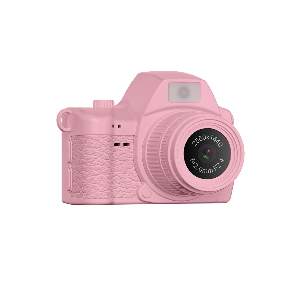 TORIMA Video Mini Kamera 2K Video 128GB Destekli CMR42 Dijital Fotoğraf Makinesi Pembe