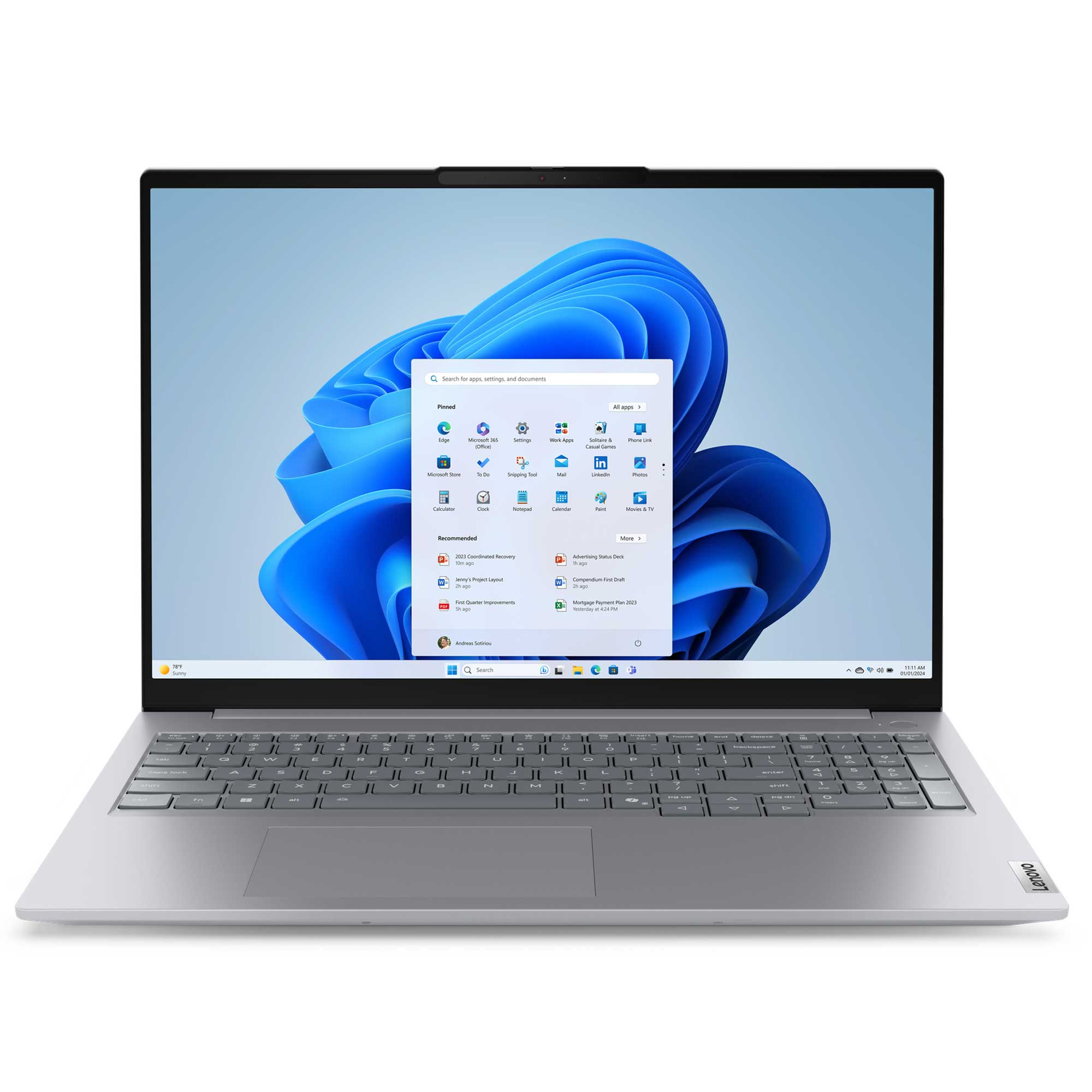 LENOVO ThinkBook 16 21SH009GTX020 WUXGA Intel Core 7 240H 32 GB RAM 1 TB SSD 16 inç Windows 11 Pro Laptop Gri