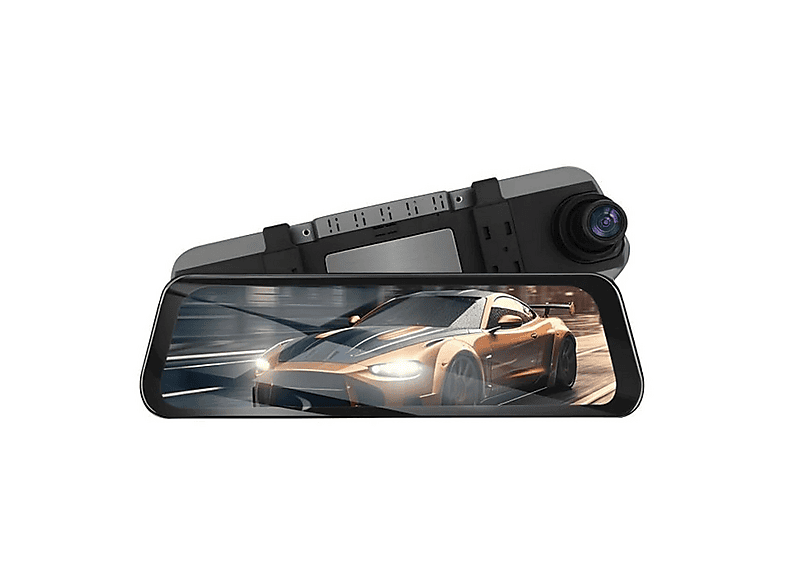 LENOVO M8/8804 Siyah Araç içi 9.6 inç Dokunmatik Dikiz Ayna Gece Görüş GPS Ön ve Arka Araç Kamerası