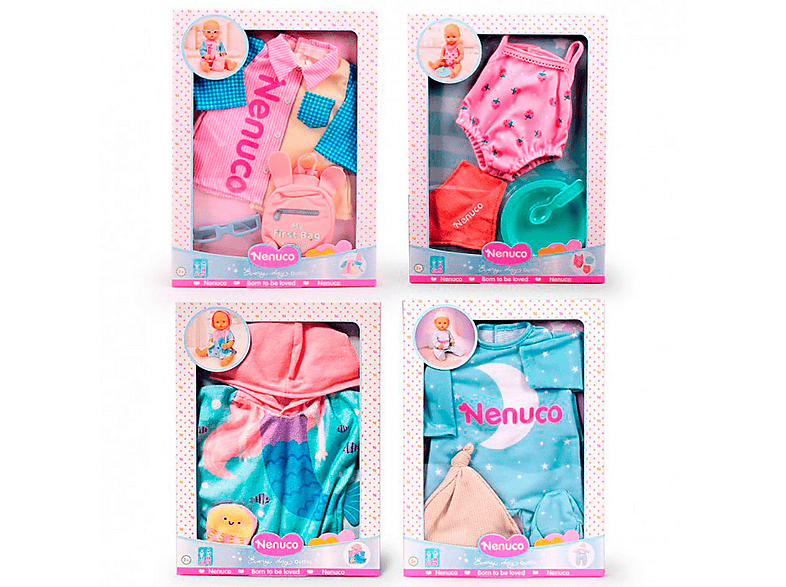 Accesorio para muñecas | Nenuco Pack Ropa de Diario Surtida GIOCHI