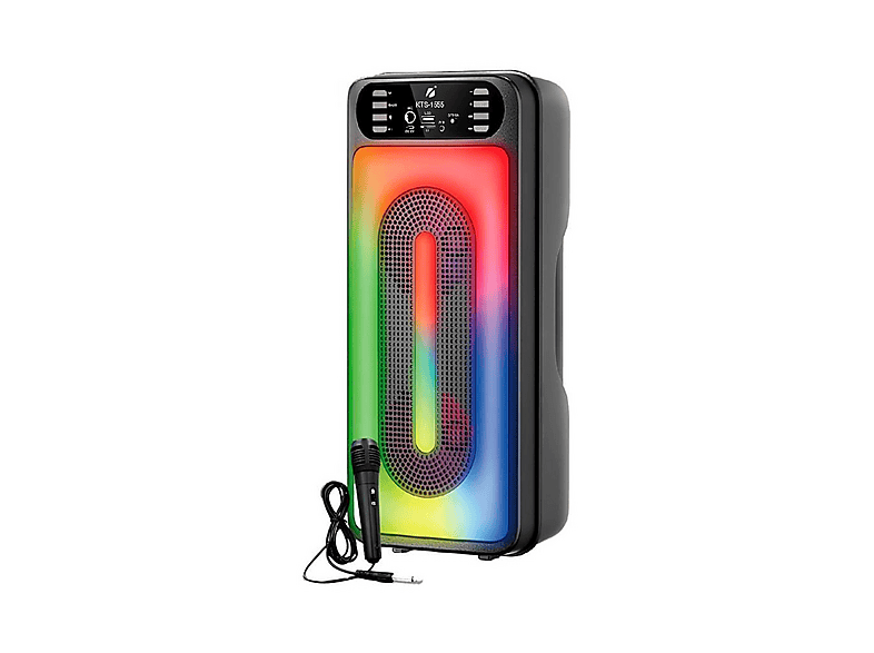 TORIMA Mikrofonlu RGB Işıklı Kablosuz Speaker KTS-1555 Bluetooth
