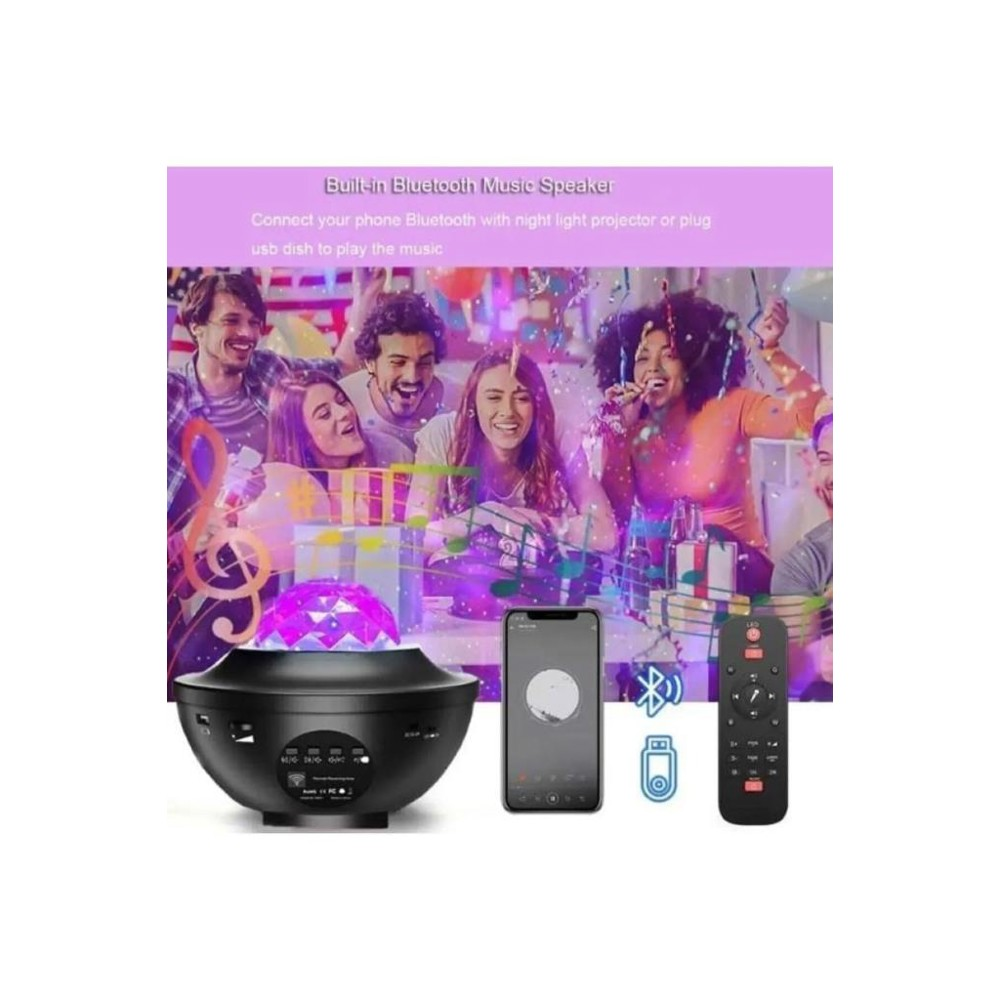 TORIMA Lw-34 Starry Led Lazer Projektör Müzik Uzaktan Kumandalı
