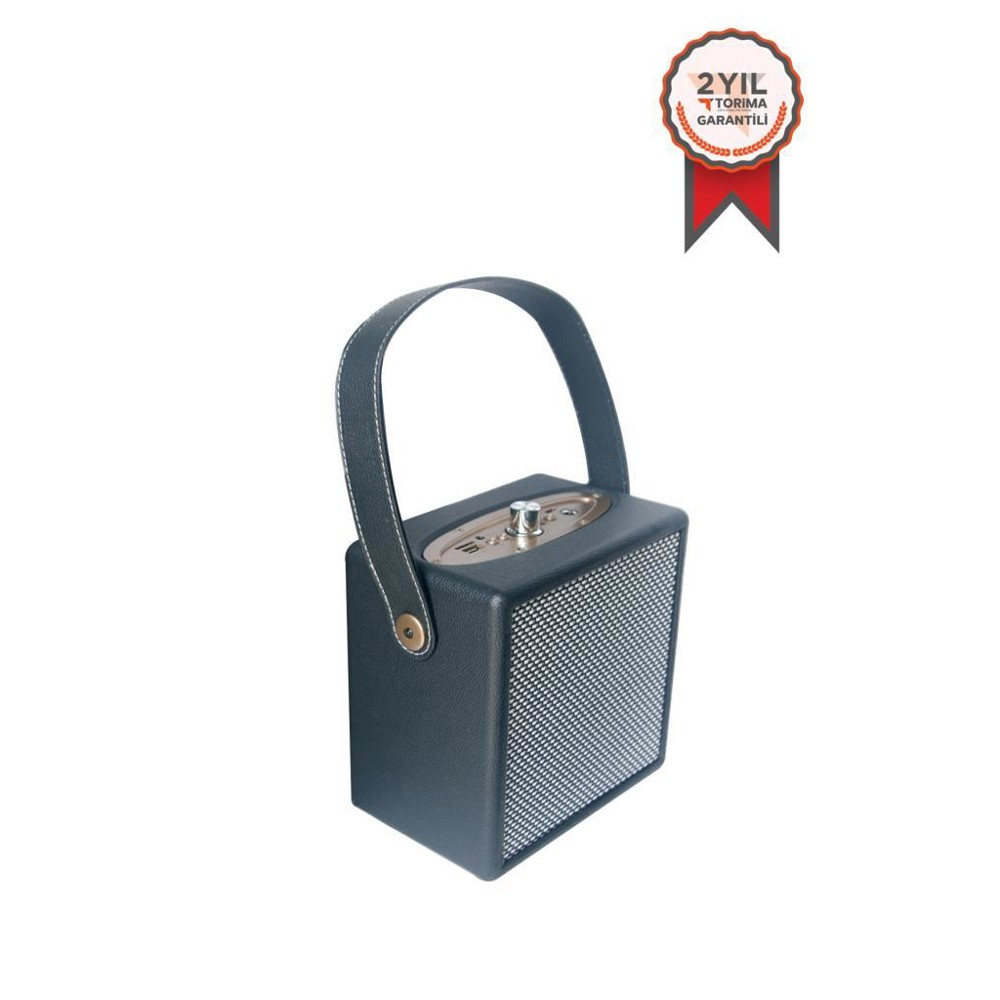 TORIMA X2 Taşınabilir Wooden Case Bluetooth Hoparlör Siyah