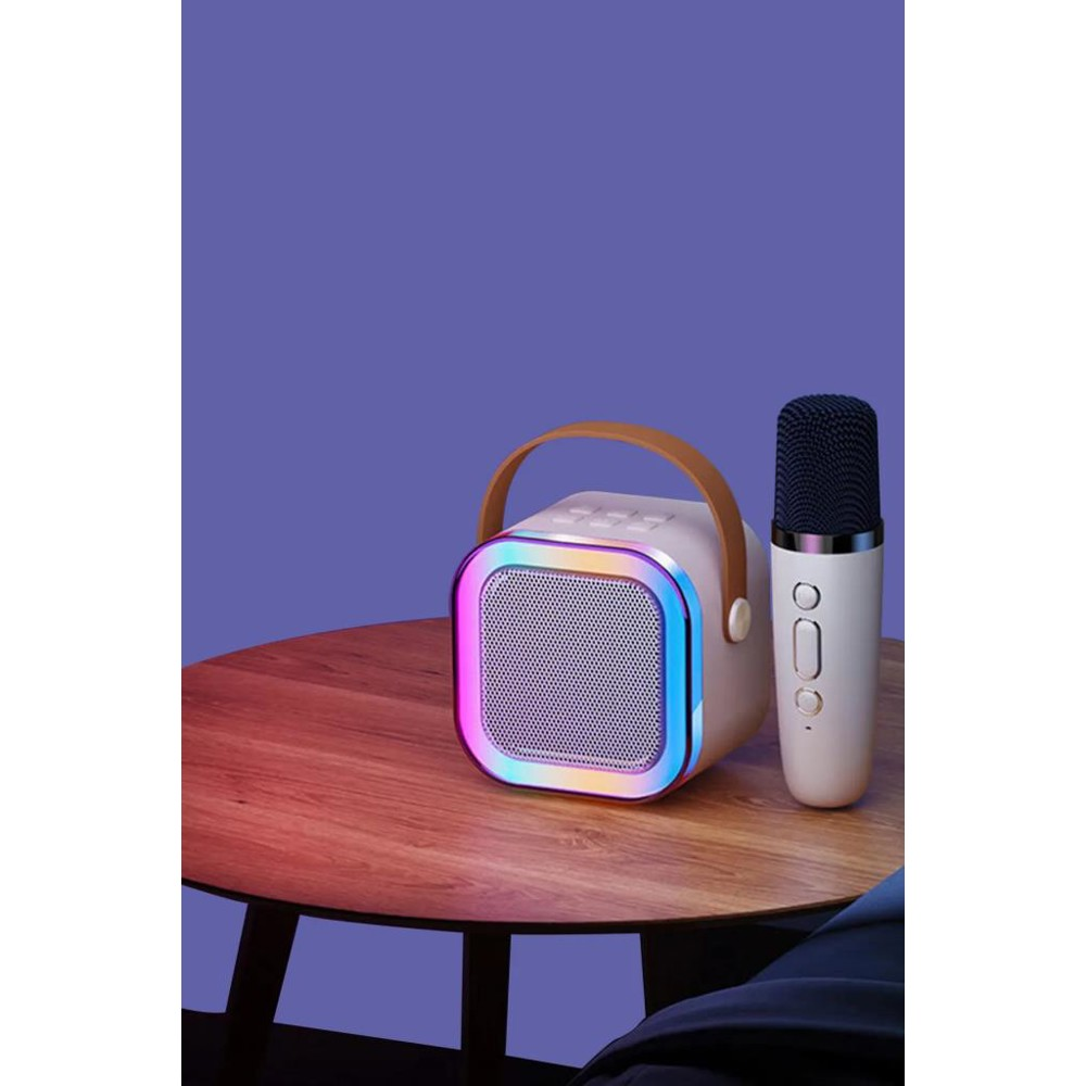 TORIMA K12 Taşınabilir Kablosuz Bluetooth Hoparlör Beyaz Fiyat