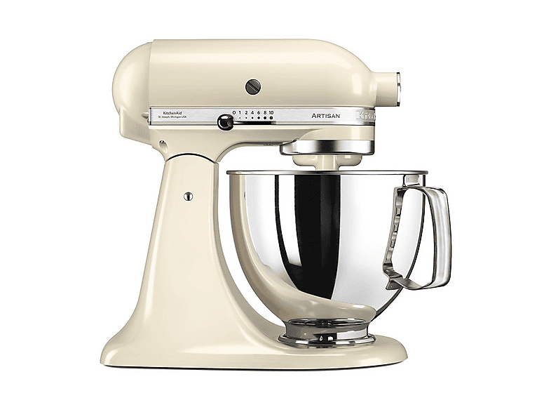 KITCHENAID 5KSM125EER ARTISAN EMPIRE ROT Küchenmaschine Rot (Rührschüsselkapazität: 4,8 l, 300 Watt