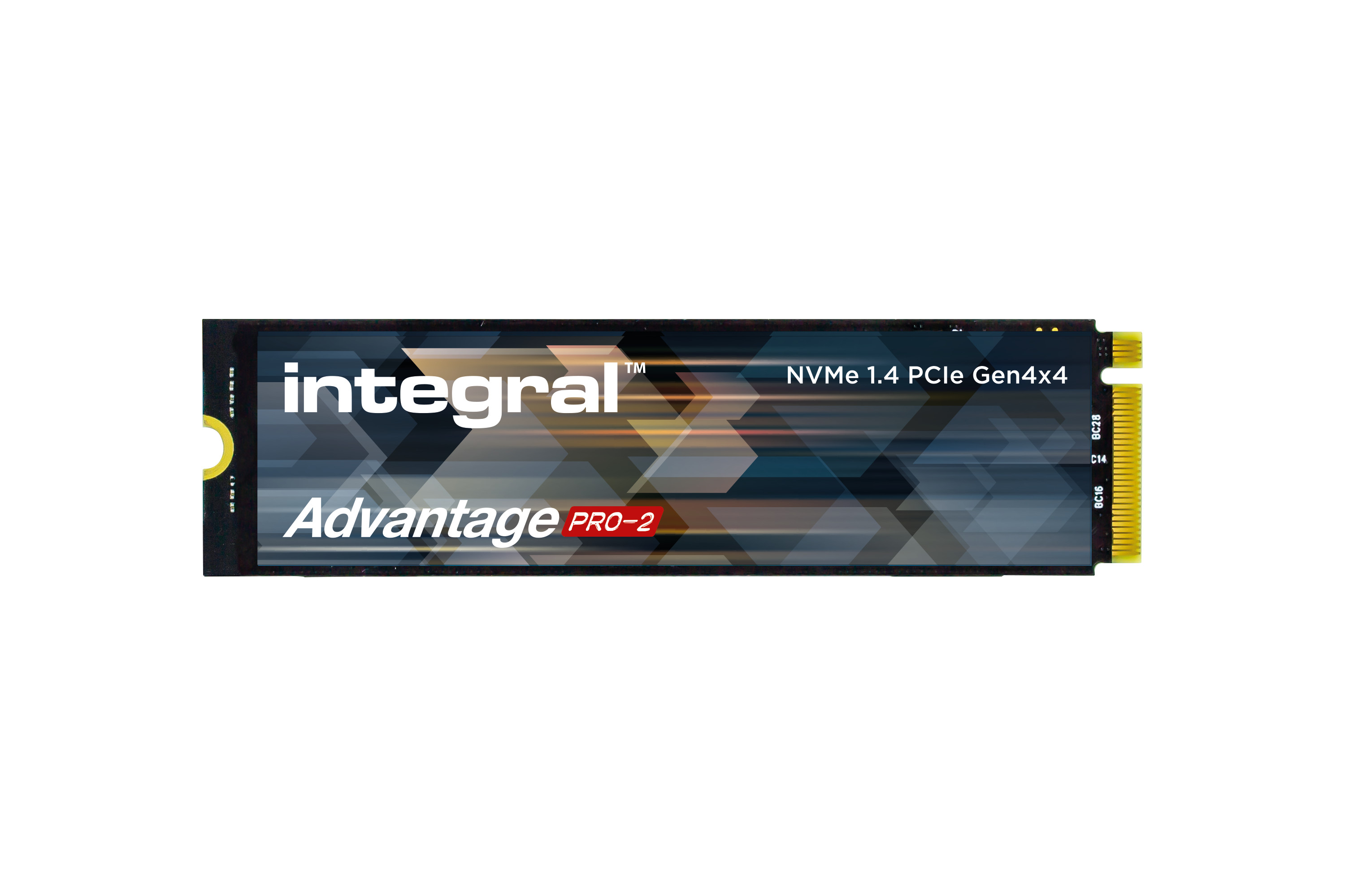 Un'unità SSD NVMe con il marchio 'integral' e il modello 'Advantage PRO-2' è visualizzata.
