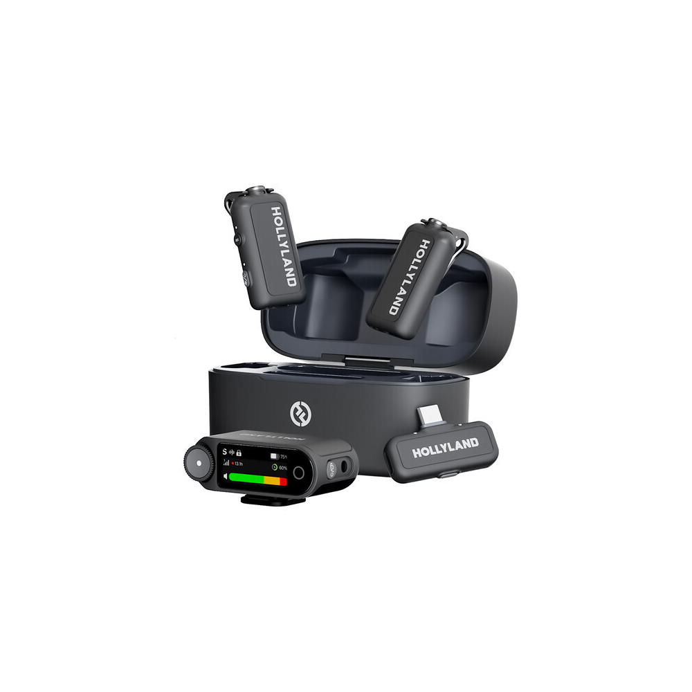 HOLLYLAND Mic 3 (2 Tx + 1 Rx + Charging Case) İthalatçı Garantili Mikrofon