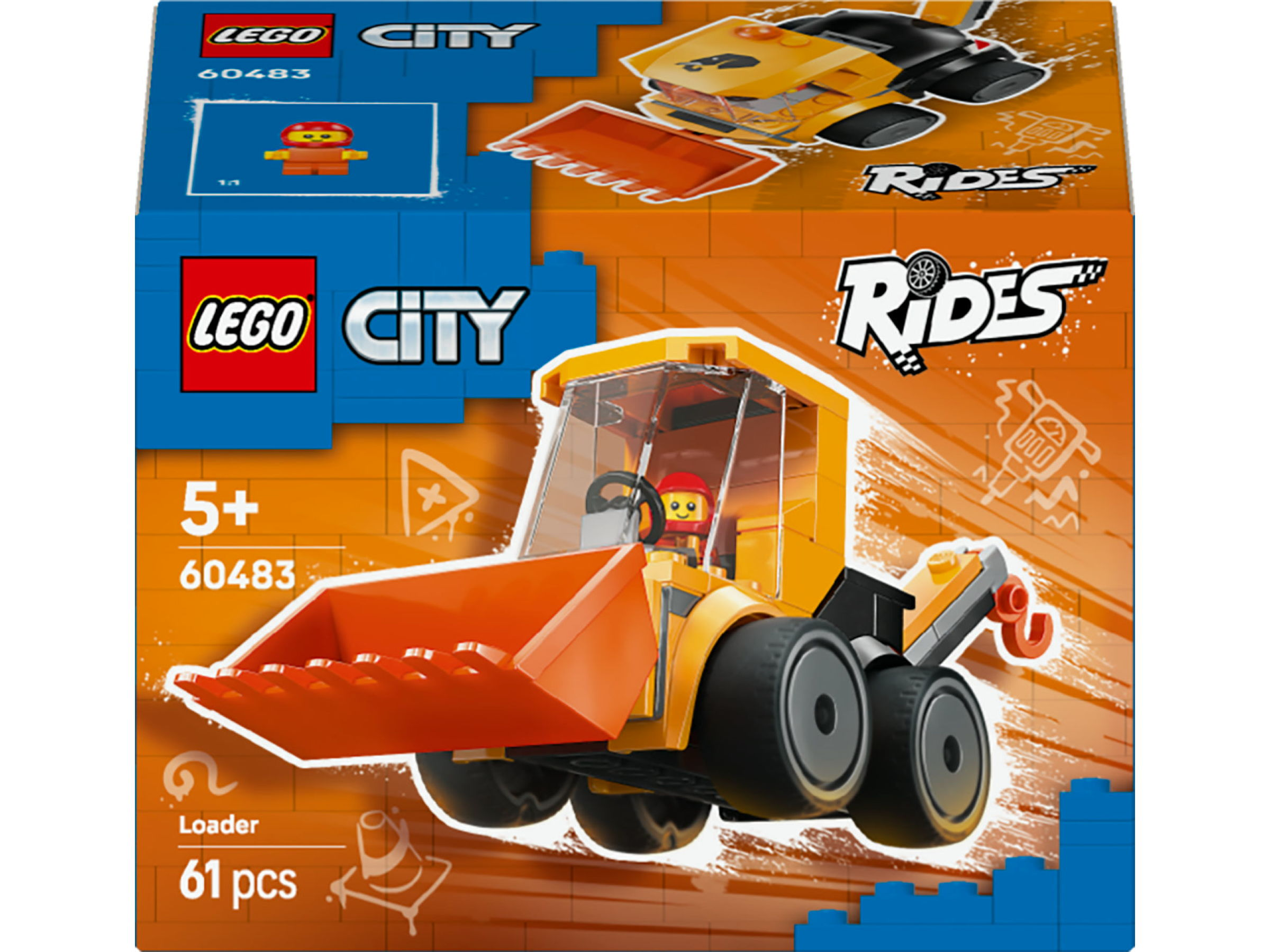 LEGO City Araçlar – İnşaat Yükleyicisi 60483