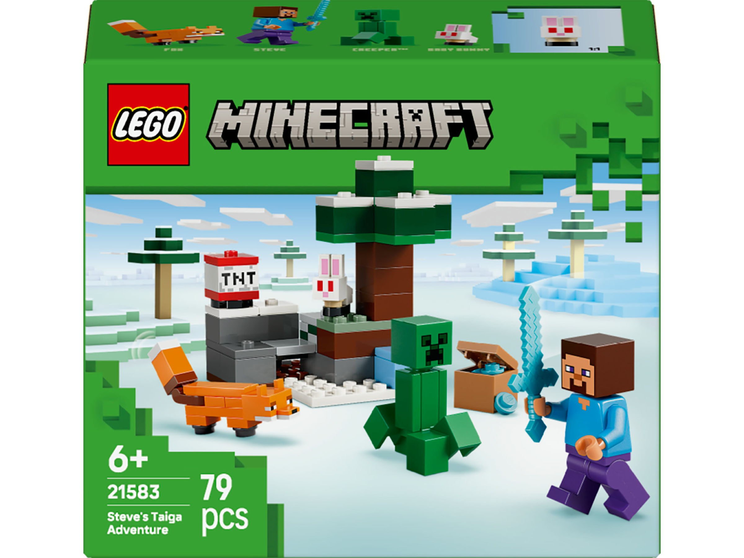LEGO Minecraft Steve'in Tayga Macerası 21583