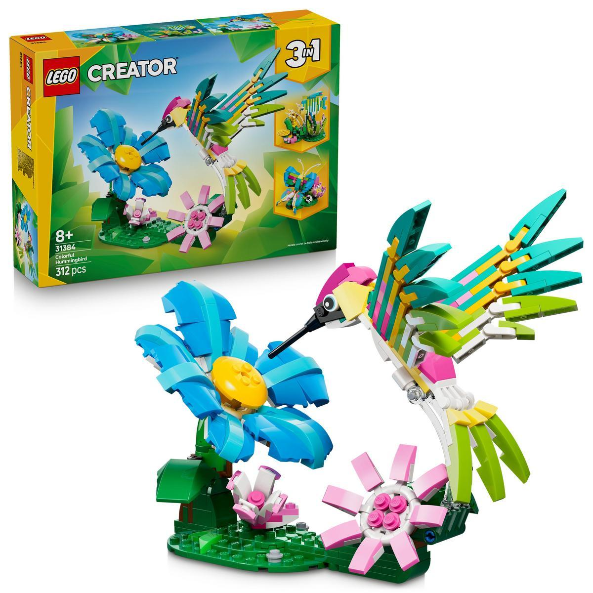 LEGO Creator Vahşi Hayvanlar: Renkli Sinek Kuşu 31384