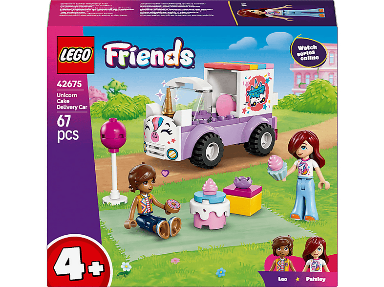 LEGO Friends Tek Boynuzlu At Pasta Dağıtım Arabası 42675