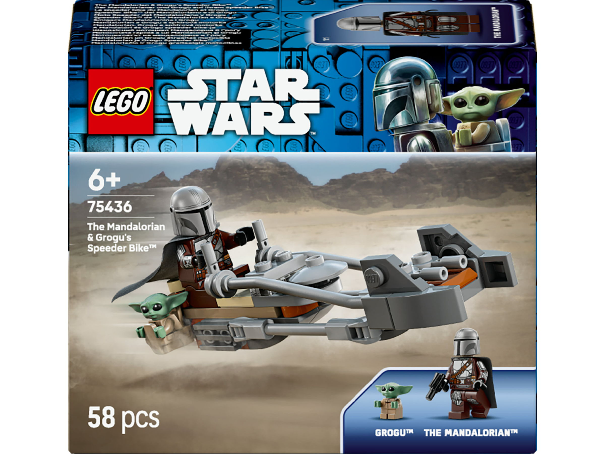 LEGO Star Wars Mandalorian ve Grogu'nun Hız Motoru 75436