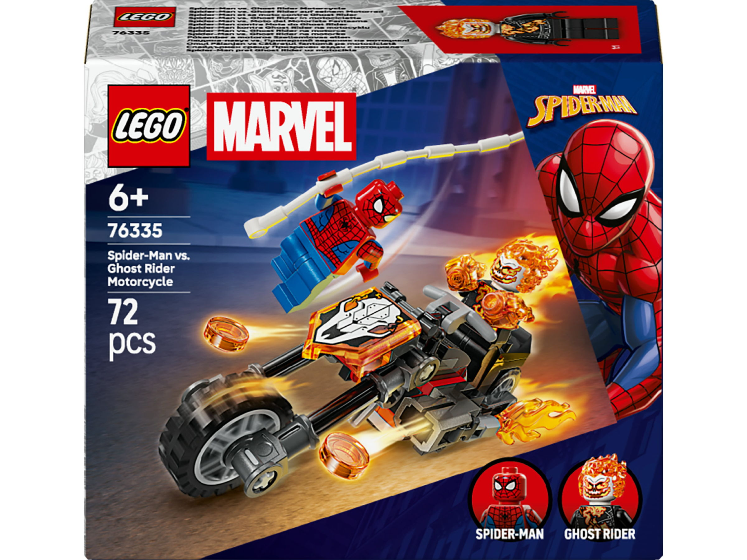 LEGO Marvel Örümcek Adam, Ghost Rider Motosikletine Karşı 76335