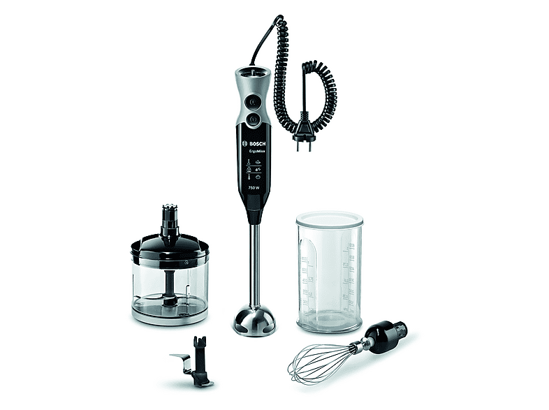 BOSCH MSM67170 Stabmixer Schwarz (750 Watt, 1 l)