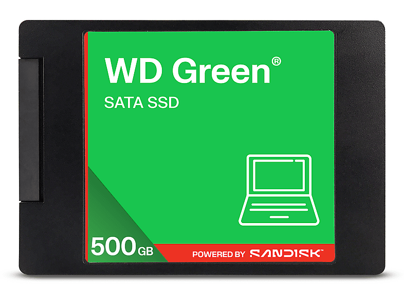 SANDISK Green WDS100T5G0A, 500 GB, SSD, intern