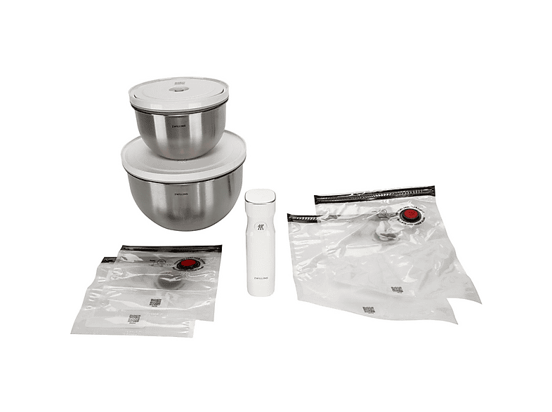 ZWILLING Fresh&Save Bowl Vakuum Starter-Set 9.tlg. Vakuumier-Set silber
