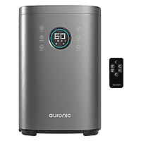 MediaMarkt AURONIC AU3534 - 4 Liter - met Aromatherapie - Luchtbevochtiger Grijs aanbieding