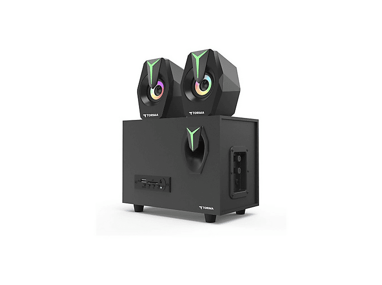 TORIMA D37 2'si 1 Arada Subwoofer RGB Işıklı Speaker Bilgisayar