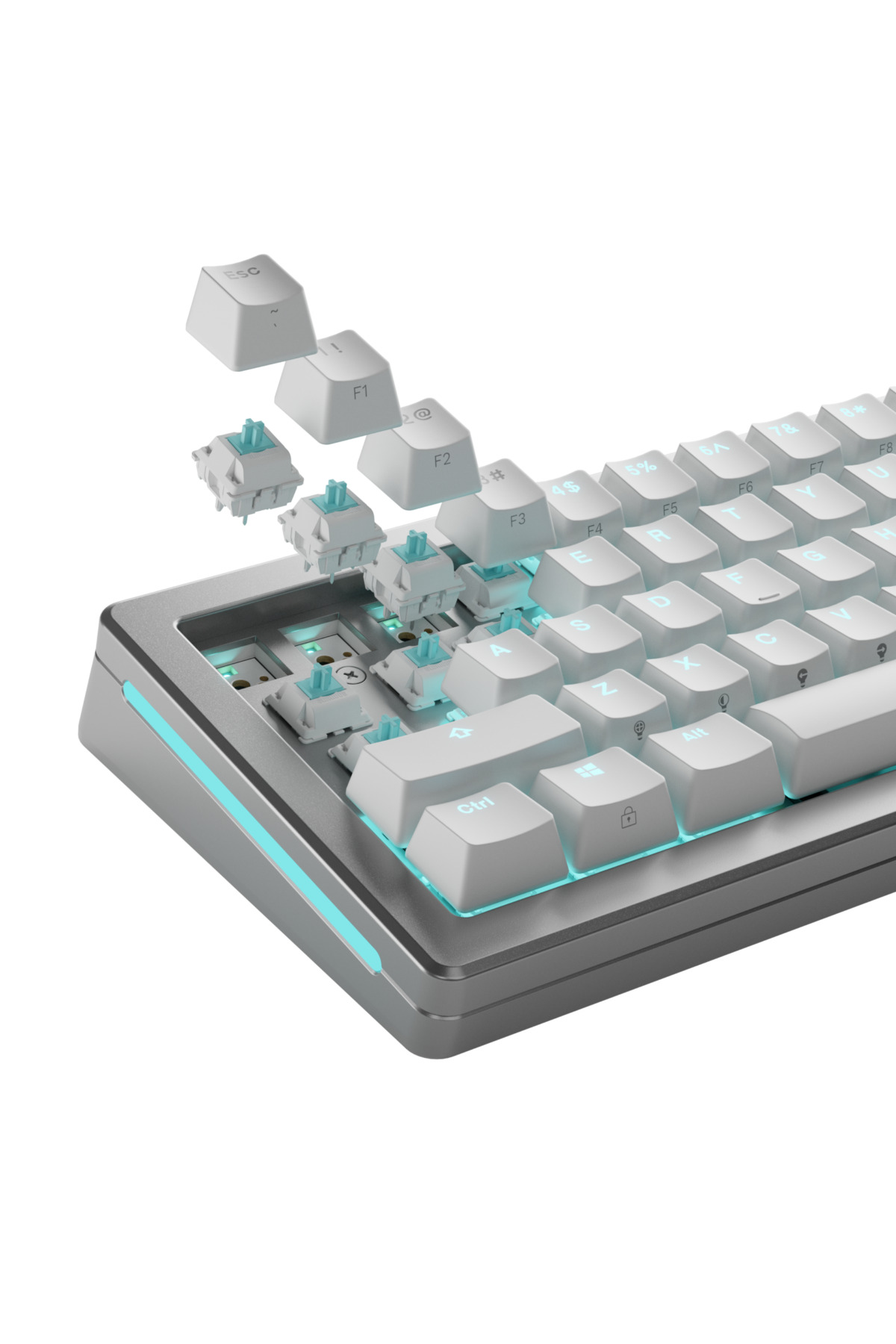 GLORIOUS PC GAMING RACE Lynx Standart Yağlı 36 Adet Klavye Switch Mavi