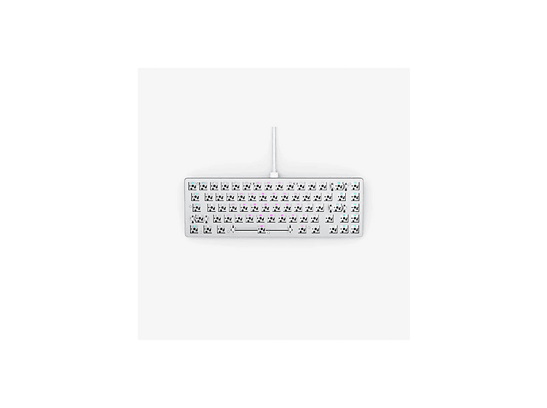 GLORIOUS PC GAMING RACE Gmmk2 %65 Kompakt RGB Barebone Kablolu Klavye Beyaz