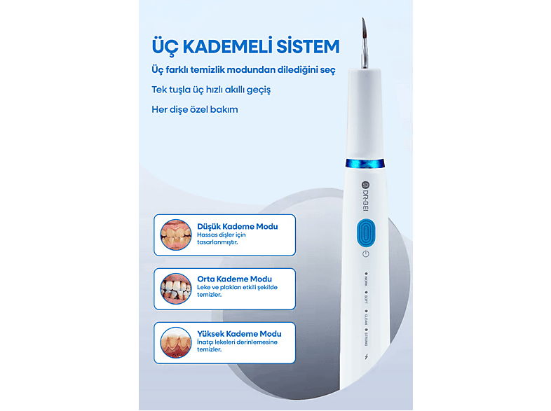 DR.BEI GYC2 Şarjlı Diş Taşı Temizleme Cihazı