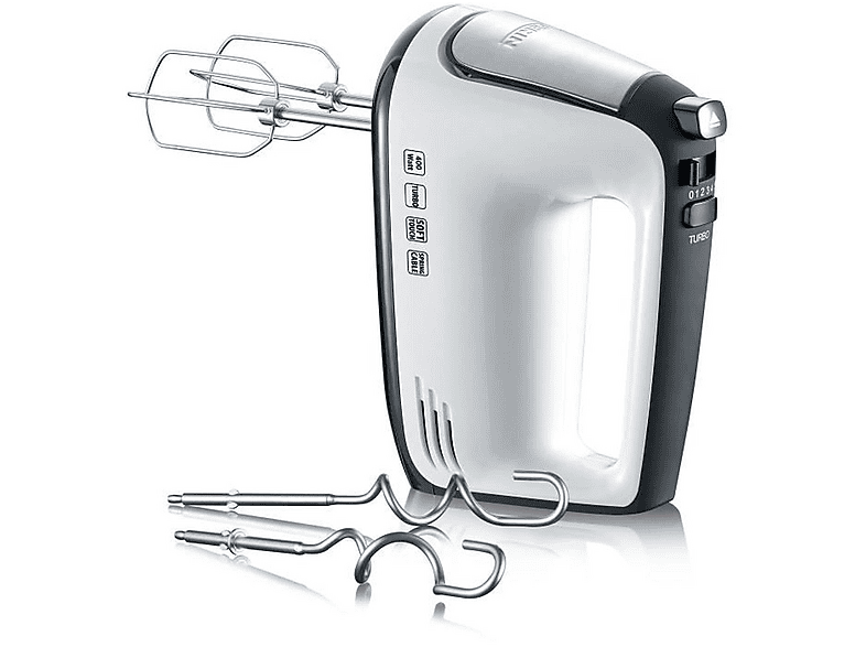 SEVERIN HM 3830 Handmixer schwarz, silber, weiß (400 Watt)