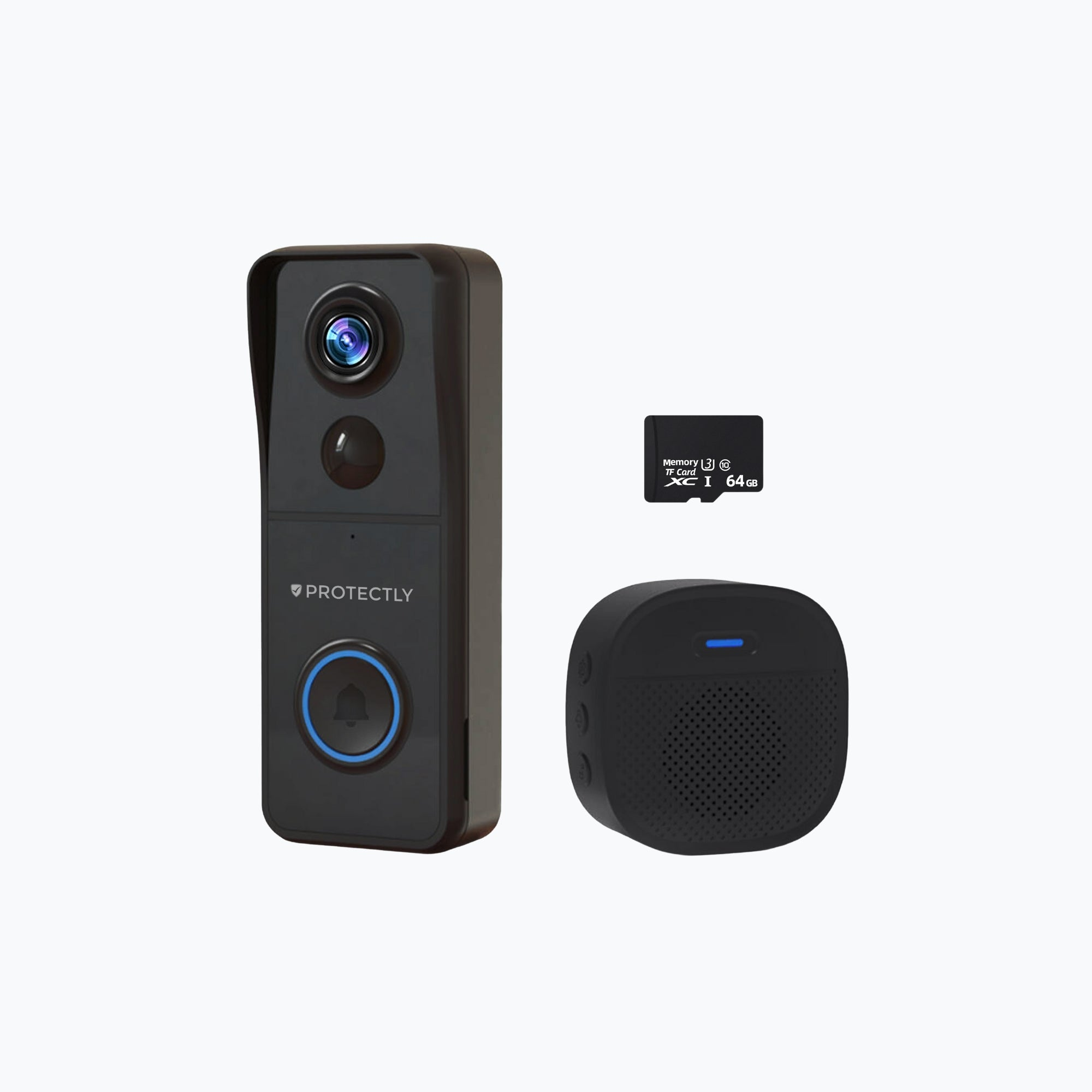 Foscam Draadloze VD1 Draadloze Deurintercom Met 170° HD 4 Megapixel Wifi Dual Met Gezichtsherkenning