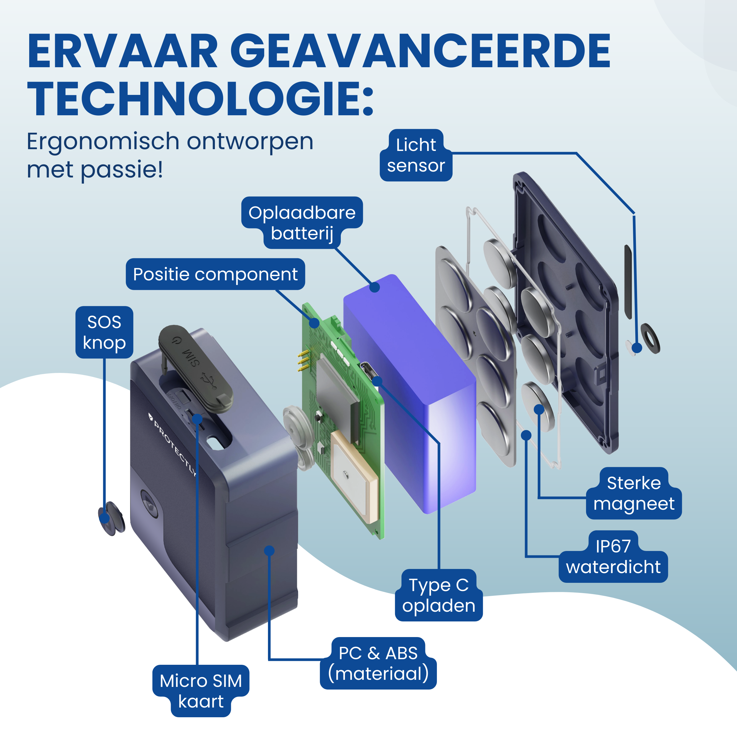 KUCE GPS-tracker, auto met sterke magneet, 3 maanden, pragmatisch in realtime, GSM, diefstalbeveiliging voor auto, motorfiets, vrachtwagen, detectieapparaat