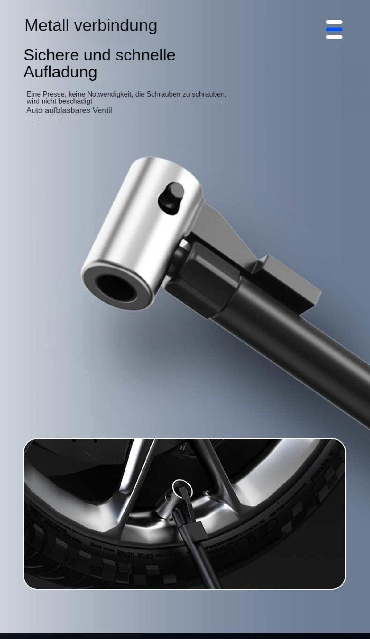 Metallventil-Adapter für Auto-Reifen, zum schnellen Aufpumpen.