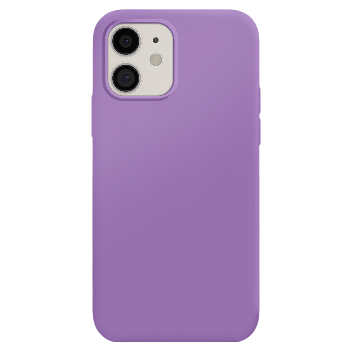 Cover viola per telefono con due obiettivi sulla parte superiore.