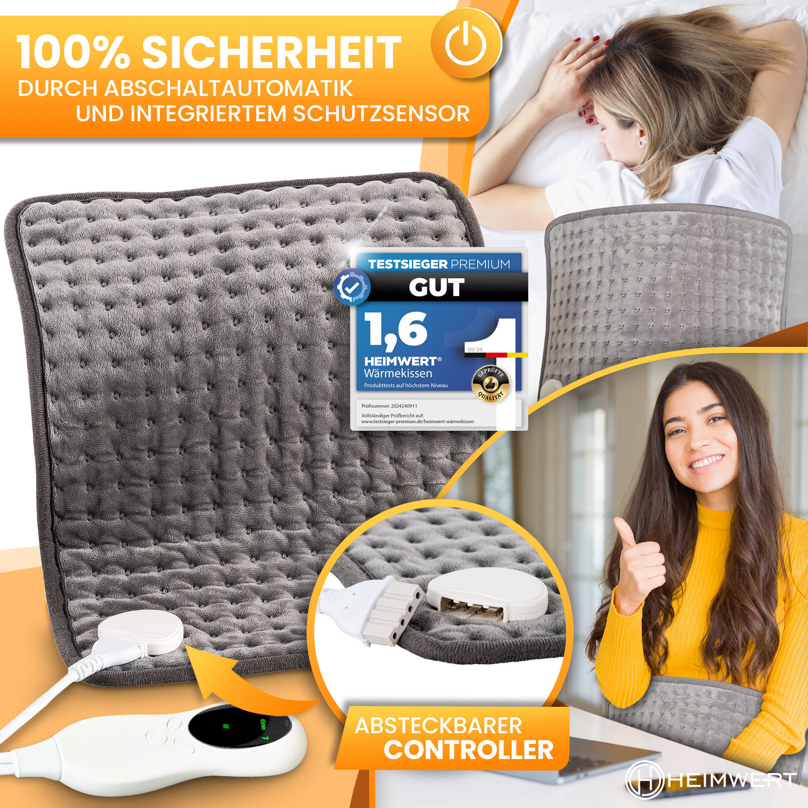 penis ring mit vibration HEIMWERT Wärmekissen Heizkissen mit Abschaltautomatik Heizkissen