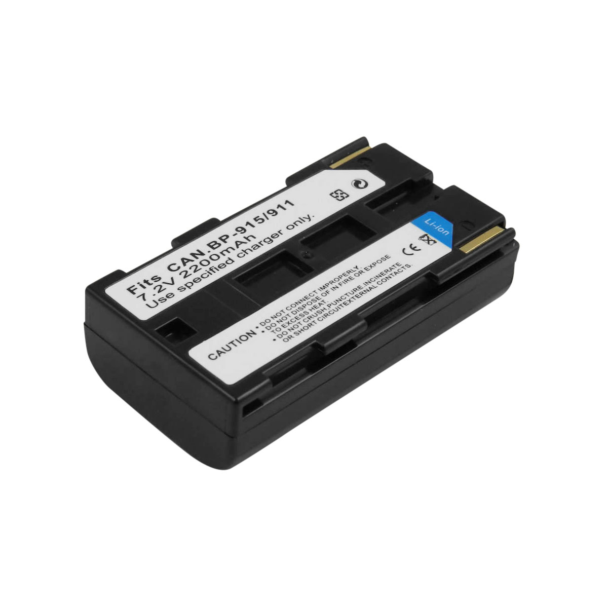 Batteria Li-ion nera, 7,2V 2200mAh, per CAN.BP-915/911.