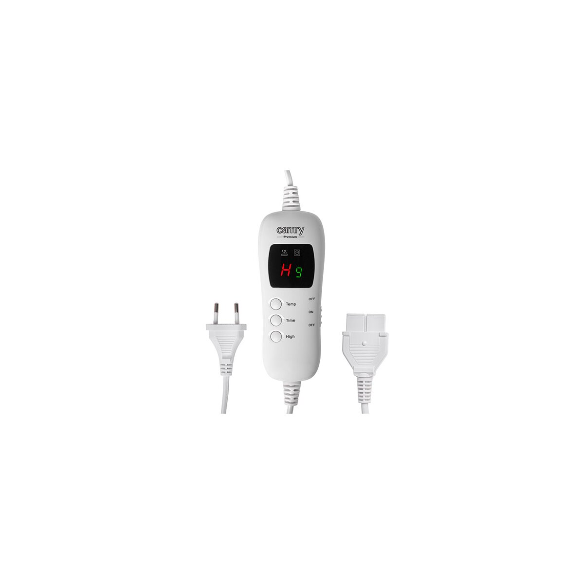 Weier Camry-Regler mit Digitalanzeige H9 und zwei Netzsteckern.
