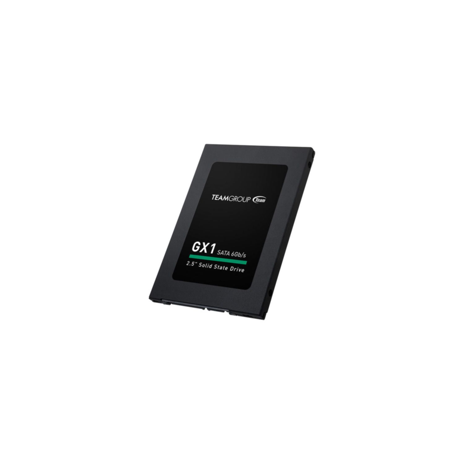 SSD Teamgroup GX1 nero da 2,5" con SATA 6Gb/s.