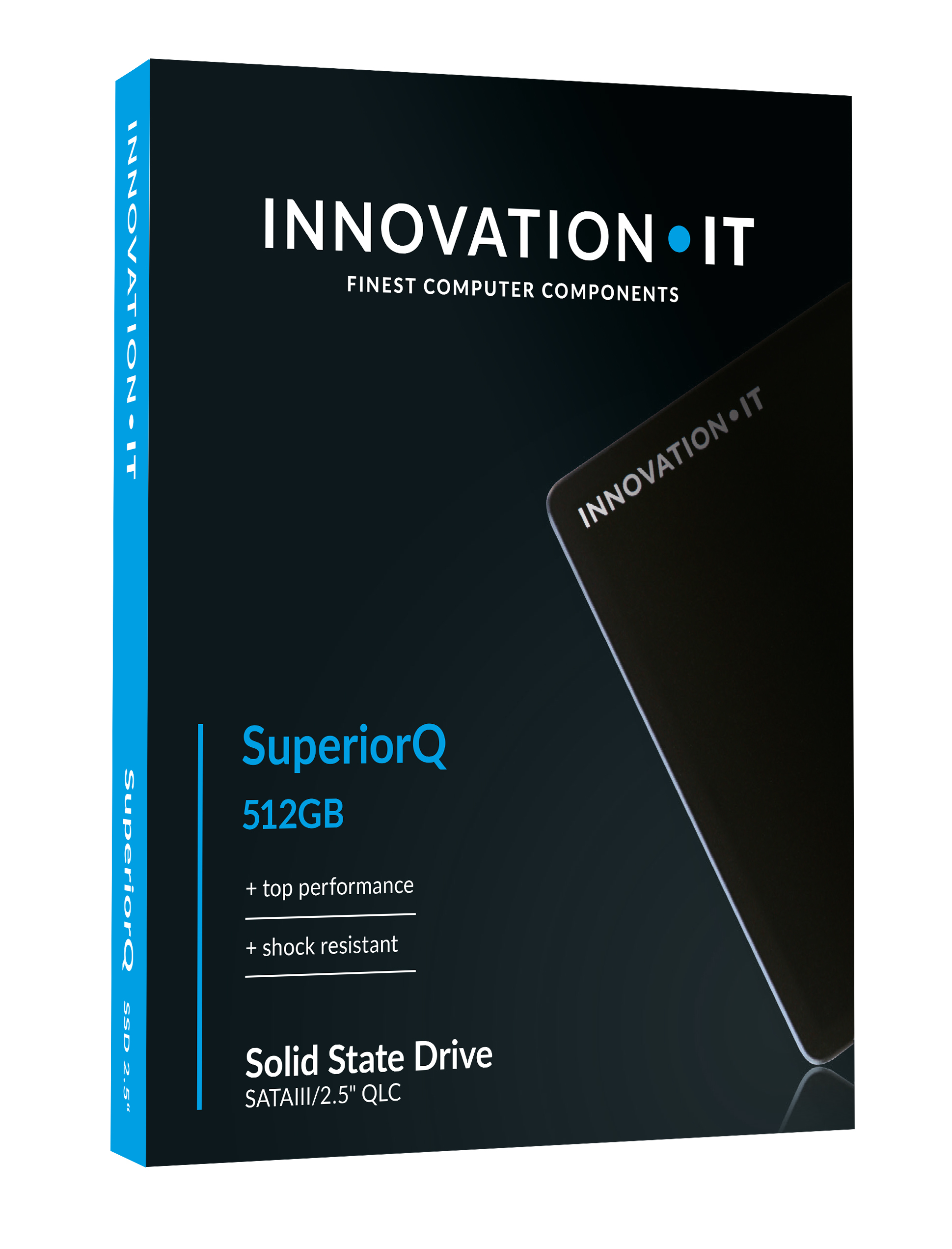 SSD Innovation IT SuperiorQ 512GB. Caratteristiche: prestazioni elevate e resistenza agli urti.