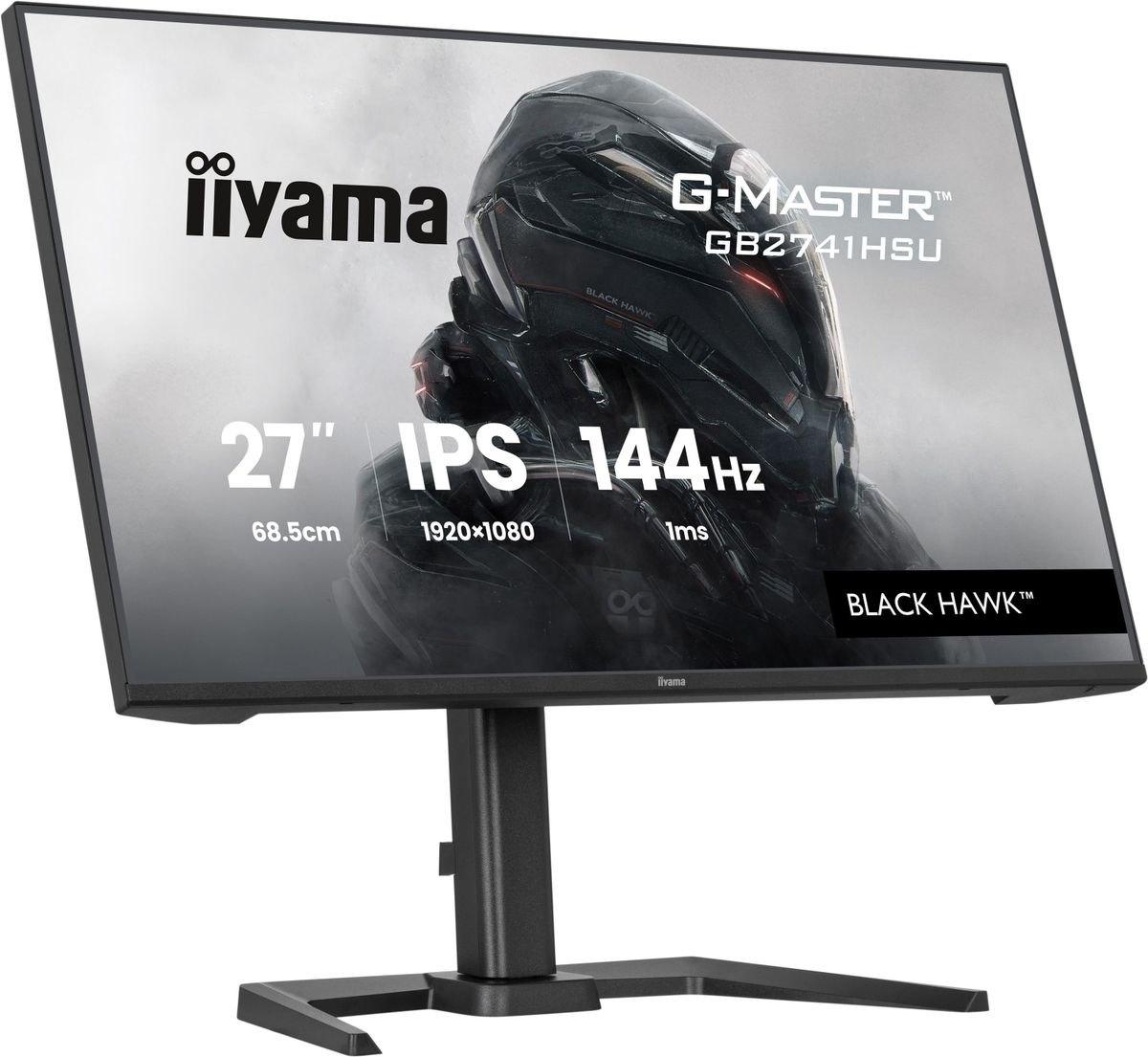 Monitor Iiyama G-Master GB2741HSU: 27 cali IPS, 144Hz, 1ms, 1920x1080.