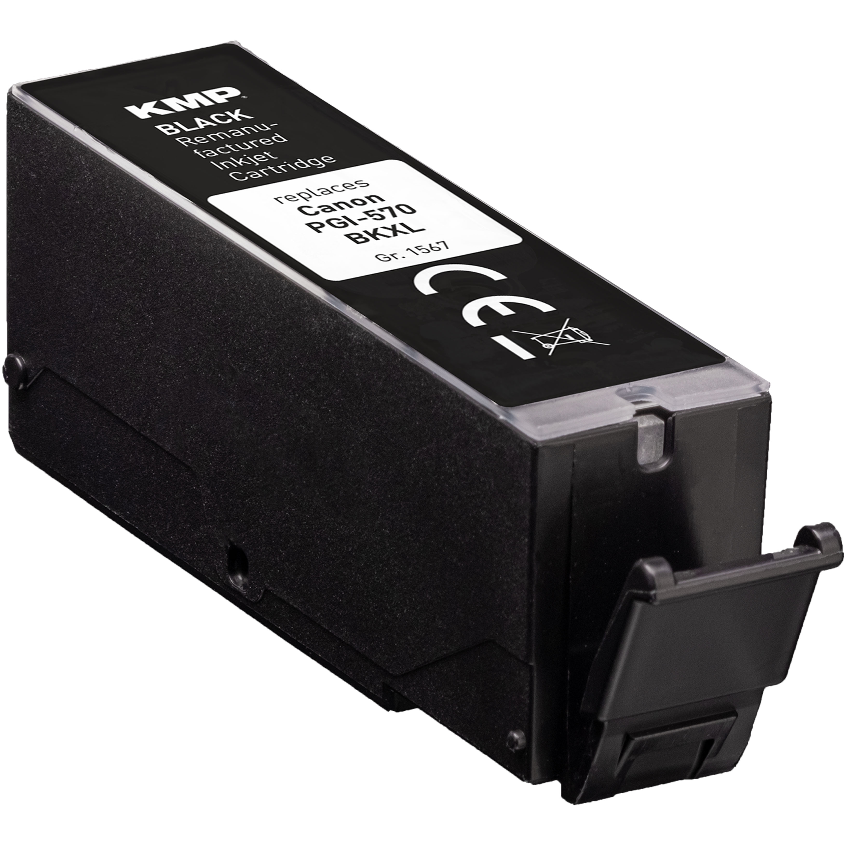 Cartuccia d'inchiostro nera KMP, sostituisce Canon PGI-570 BKXL.