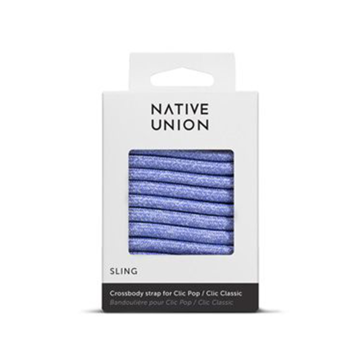 Tracolla Native Union Sling per Clic Pop/Clic Classic, corda blu.