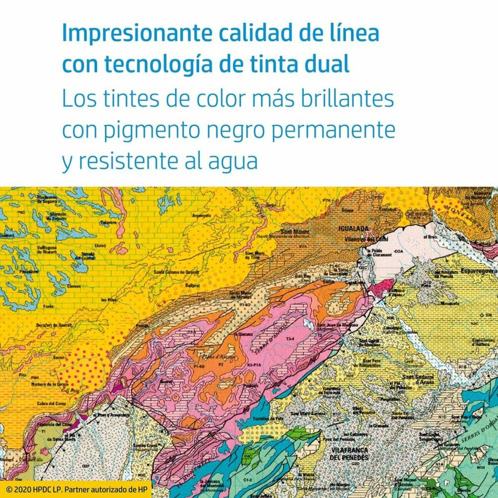Mapa geologiczna z kolorowymi strefami i nazwami miejsc. Tekst na górze.