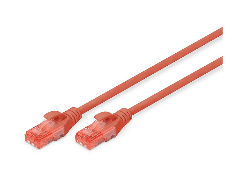 DIGITUS DK-1617-020 U-UTP 2 m CAT6 Patch Kablo Kırmızı