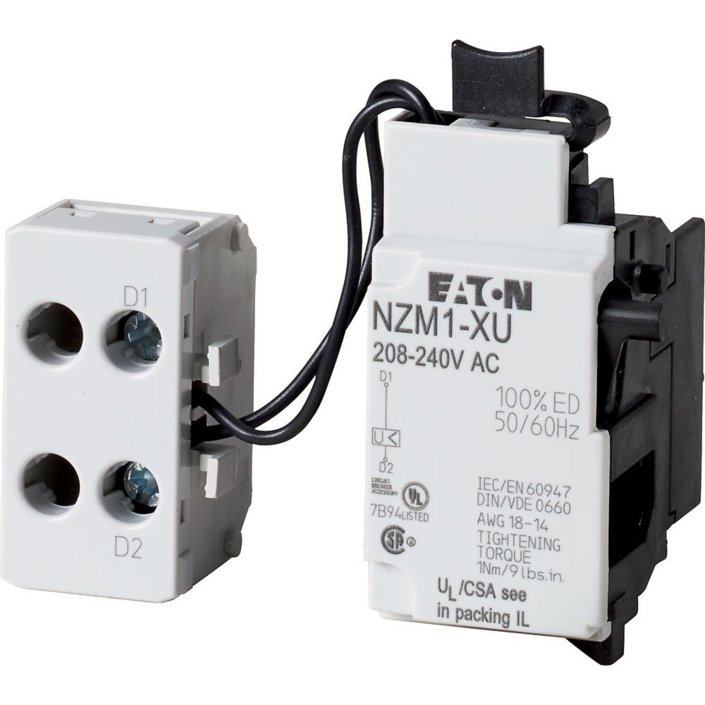Contattore Eaton NZM1-XU con morsettiera, 208-240V AC.