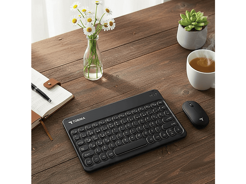TORIMA TMK-08 Kablosuz Bluetooth wireless Klavye ve Mouse Seti