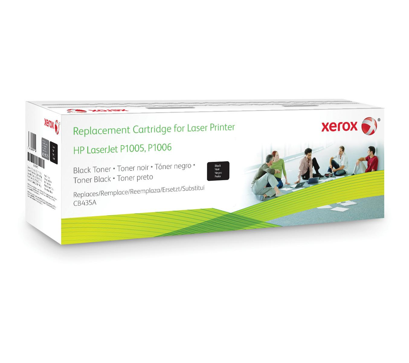 Scatola cartuccia toner sostitutiva Xerox per HP LaserJet P1005, P1006, CB435A.