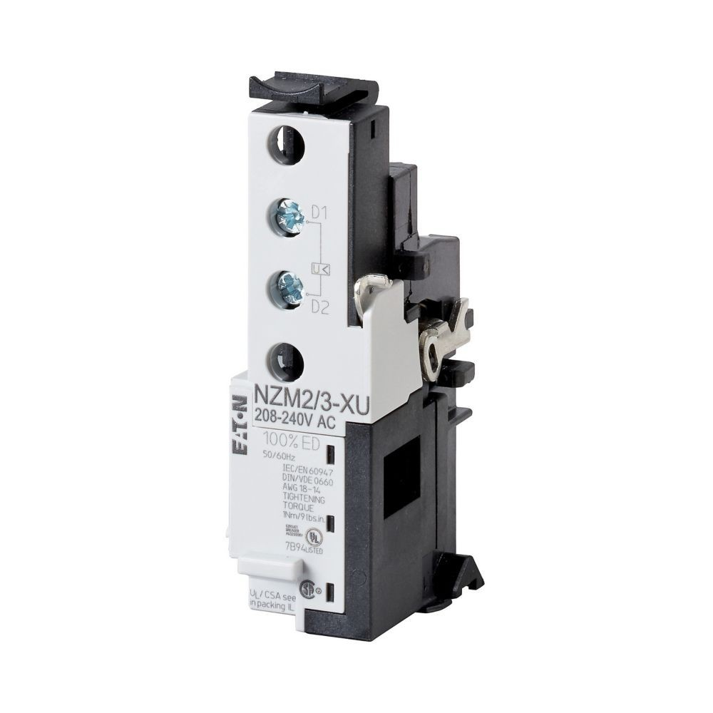 Contattore Eaton NZM2/3-XU, 208-240V AC, 100% ED, 50/60Hz.